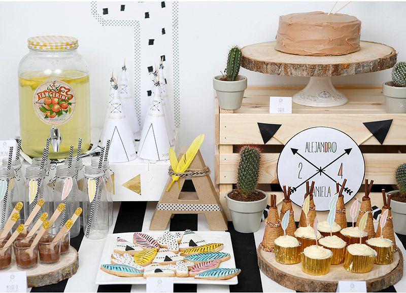 fiesta infantil little indians - All Lovely Party