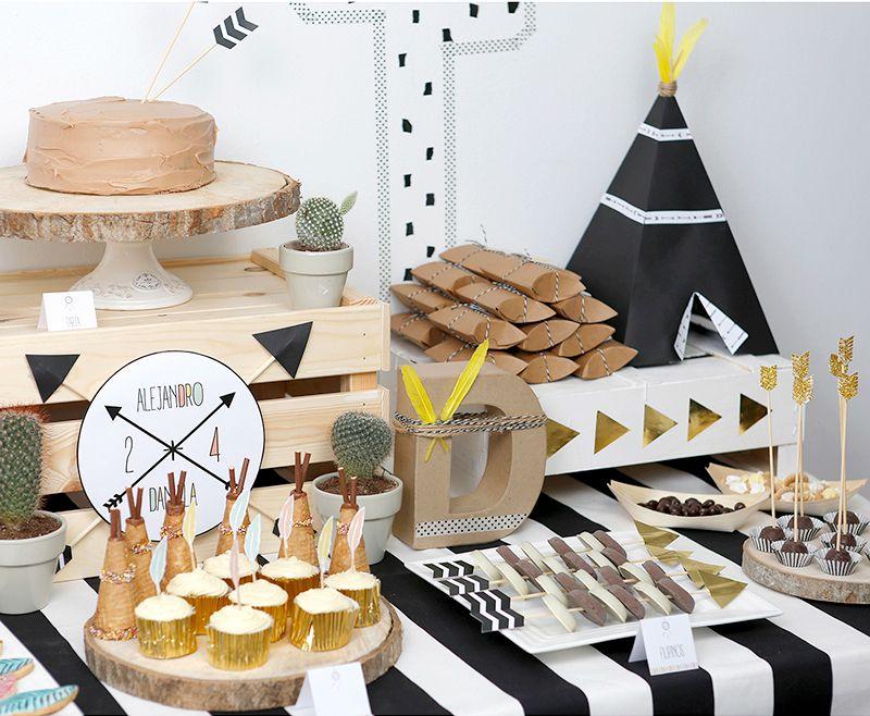 fiesta infantil little indians - All Lovely Party