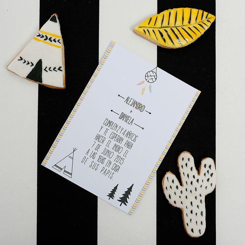 fiesta infantil little indians - All Lovely Party