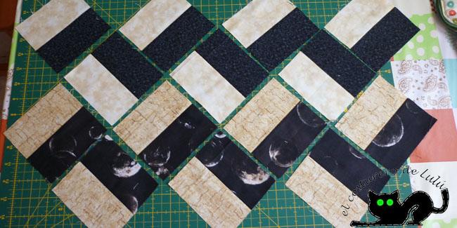 Así tienes que colocar las piezas del quilt