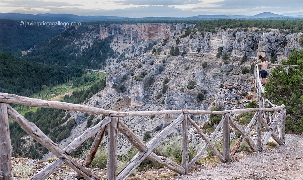 El Cañón del Río Lobos desde el Mirador de la Galiana. Parque Natural Cañón del Río Lobos. Soria. Castilla y León. España. © Javier Prieto Gallego;