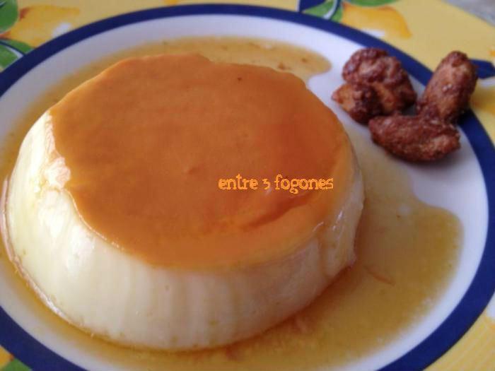 flan de chocolate blanco