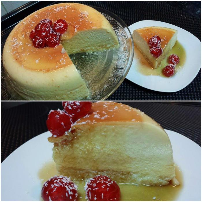 flan de coco