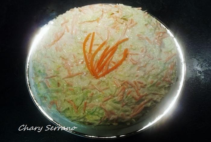 TARTA SALADA RELLENA DE ATÚN, HUEVO Y HORTALIZAS