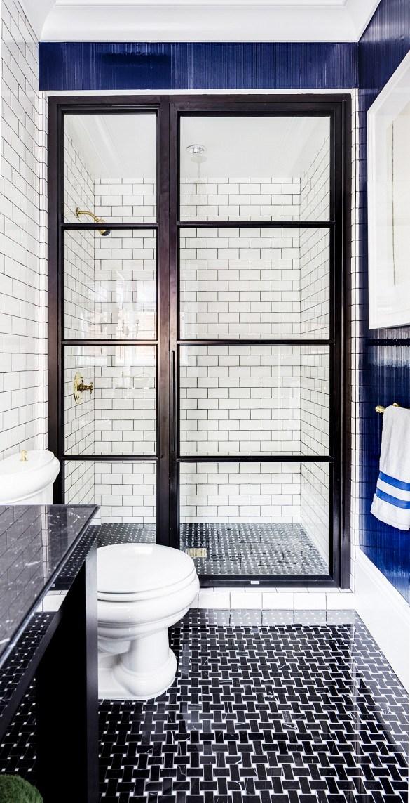 Baño con estilo industrial