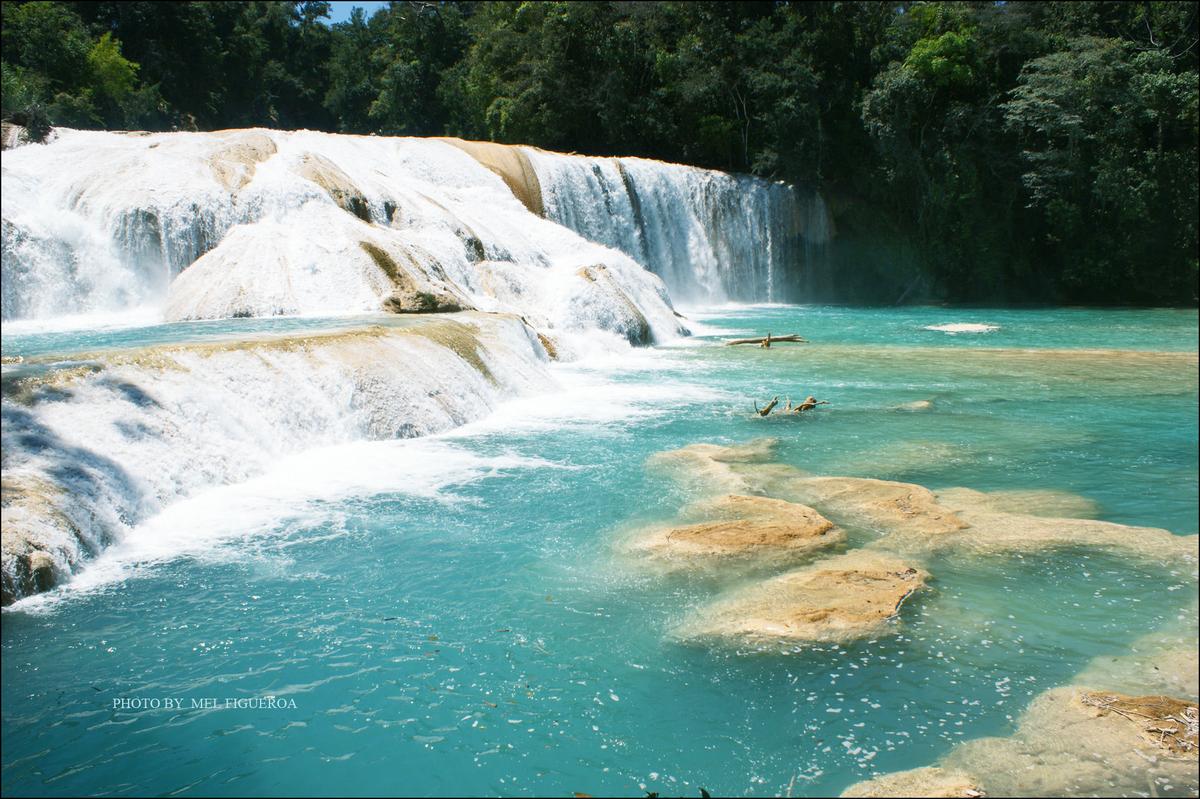 agua azul,cascada