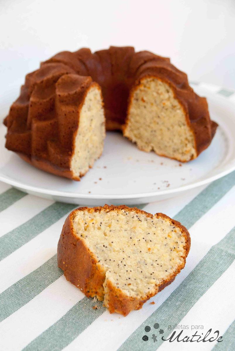 Lemon bundt cake, bizcocho de limón