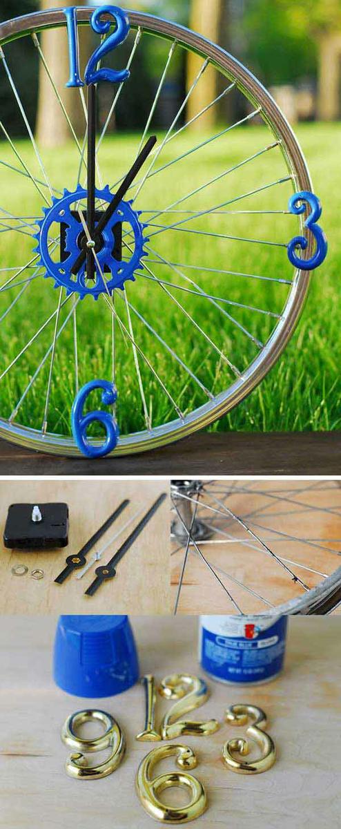 Ideas para reutilizar ruedas de bicicletas