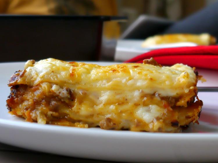 receta de lasaña fácil