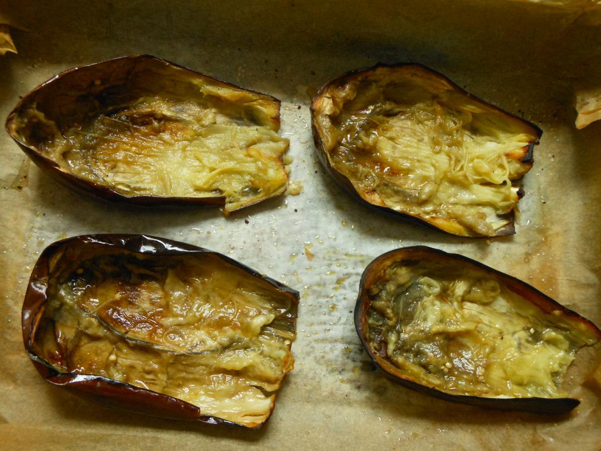 Pieles de las berenjenas