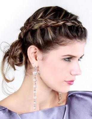 Toda la cabeza con moño