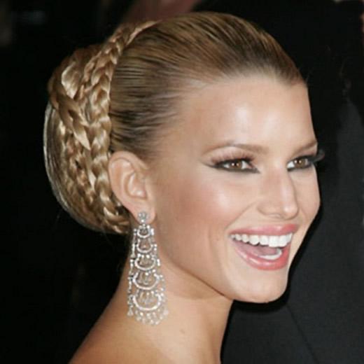 Toda la cabeza con moño