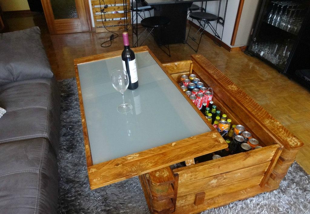 Cómo hacer una mesa elevable con palets