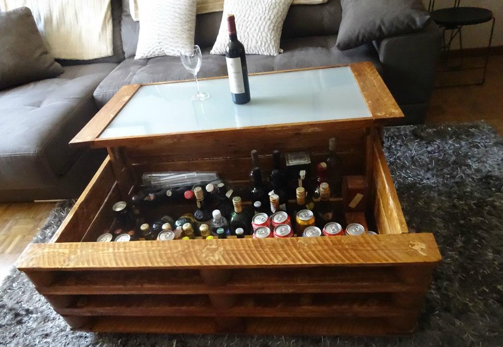 Cómo hacer una mesa elevable con palets