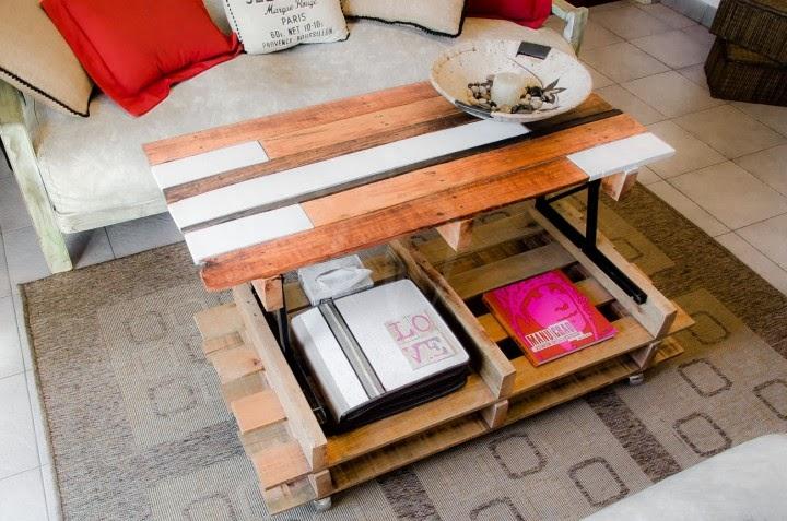 Cómo hacer una mesa elevable con palets