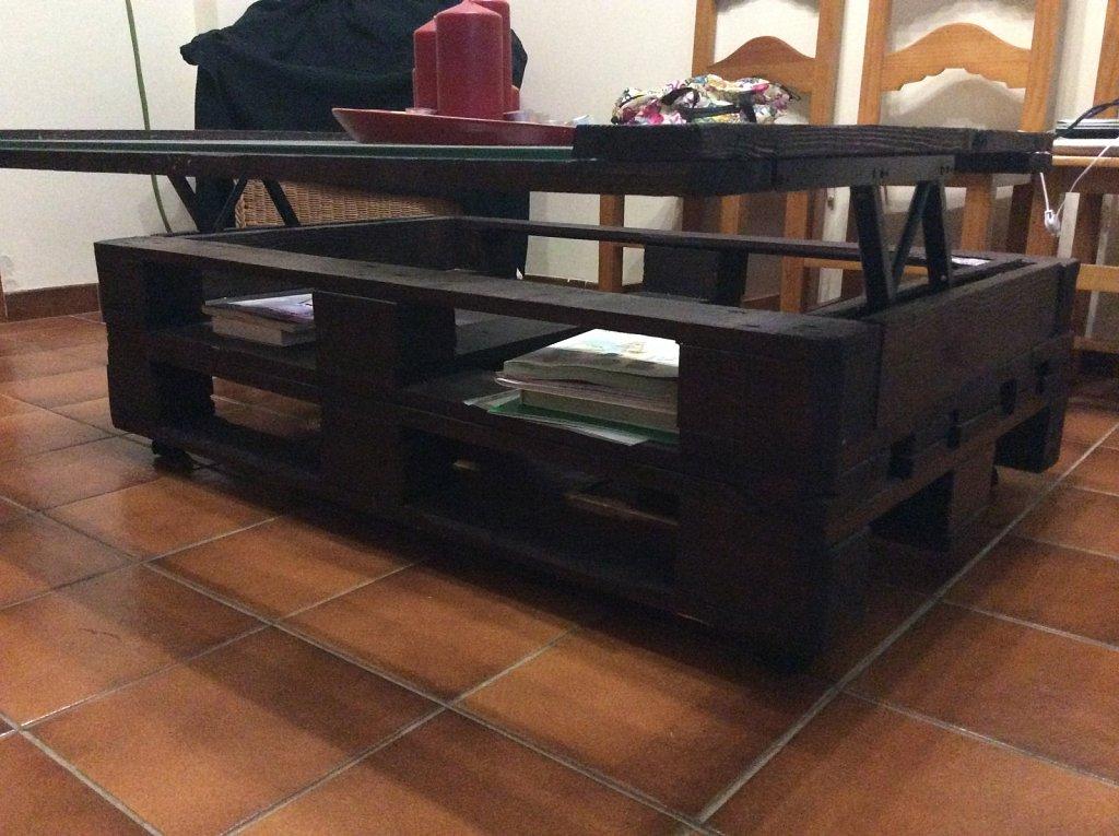 Cómo hacer una mesa elevable con palets