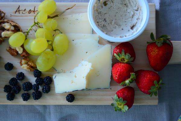 Como hacer una tabla de queso y fruta