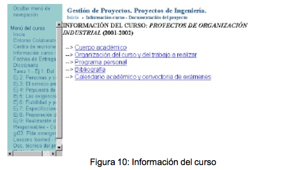 Figura 10: Información del curso - (c) Christian A. Estay-Niculcar