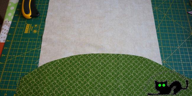 Hacemos la colina cortando con el cutter a mano alzada