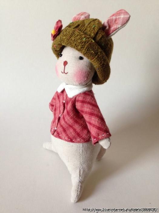 conejo divertido de tela 3