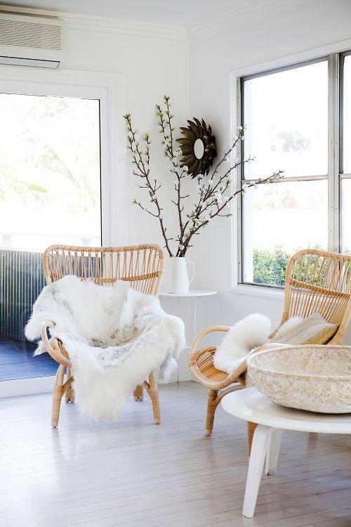 Sillas de Ratán: Con ellas conseguirás un estilo Boho en cualquier estancia.