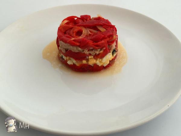 Ensalada de pimientos del piquillo