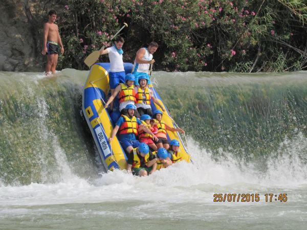 rafting en blanca