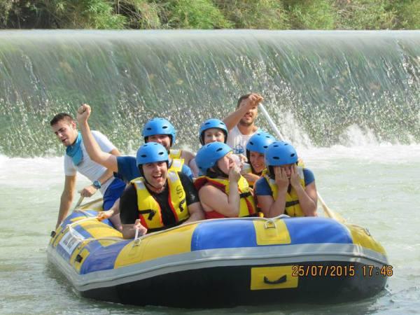 rafting en blanca