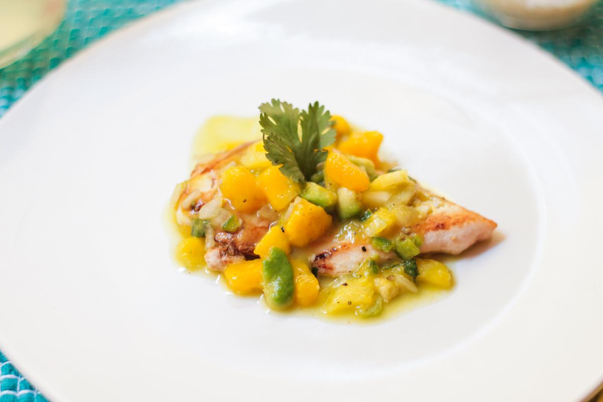 pollo con salsa de mango-5