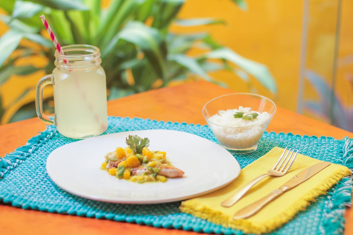 pollo con salsa de mango-6