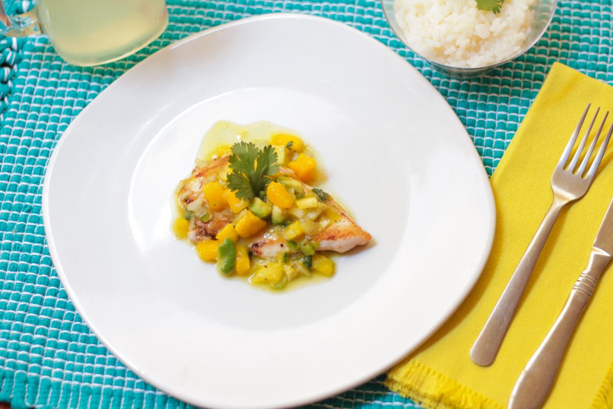 pollo con salsa de mango-2