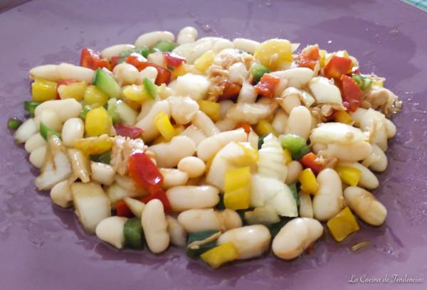 ensalada de alubias