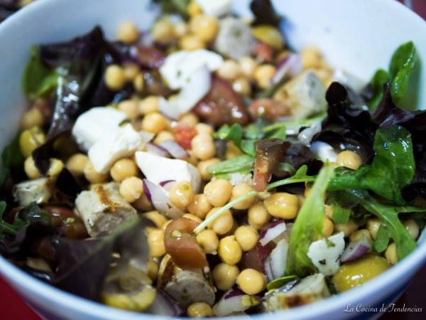 ensalada de garbanzos