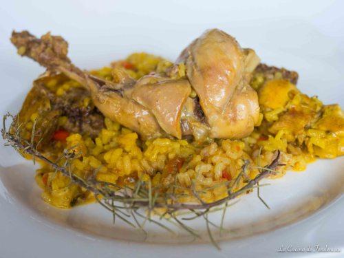 arroz y conejo