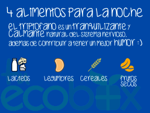 alimentos par la noche