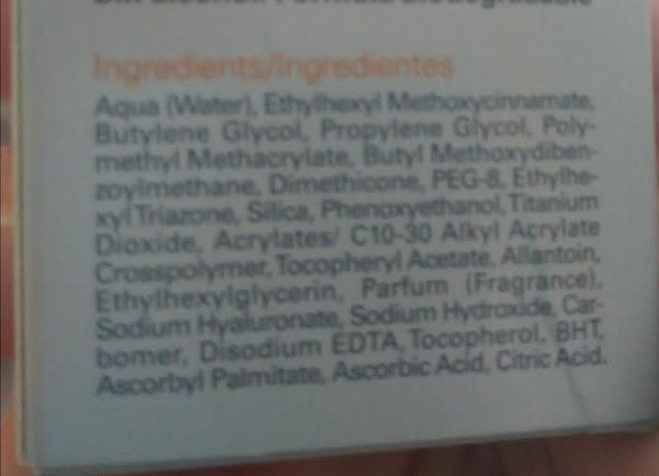 ingredientes fusion water