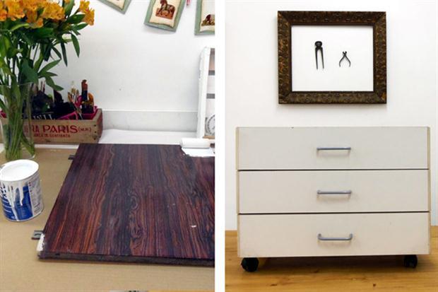 Cómo tunear muebles de melamina