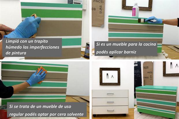 Cómo tunear muebles de melamina