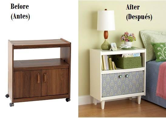 Cómo tunear muebles de melamina