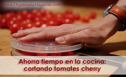 cómo cortar tomates cherry rápido