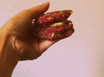 hamburguesas rellenas con queso