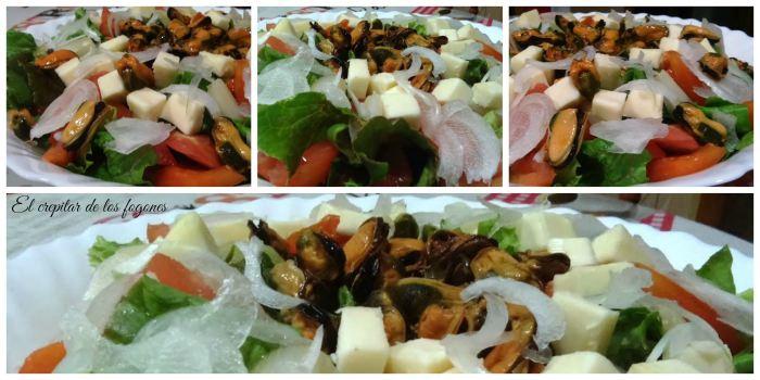 ensalada de mejillones