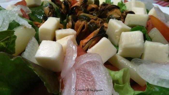 ensalada de mejillones