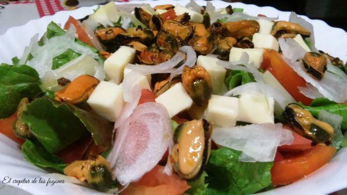 ensalada de mejillones