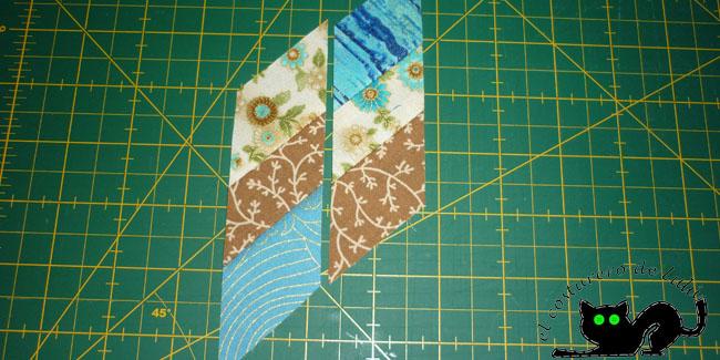 Colocamos las piezas para marcar y coser