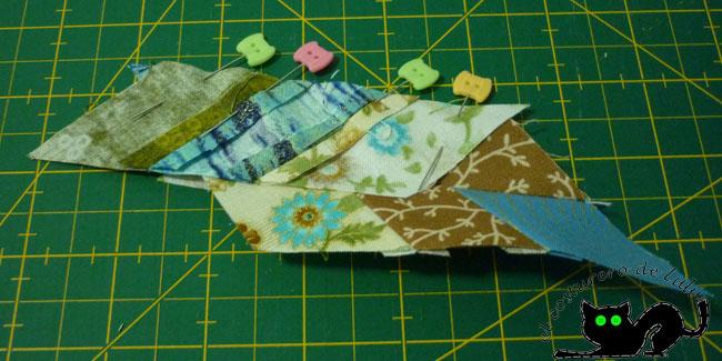 Repetimos la misma operación con la tercera fila de tiras