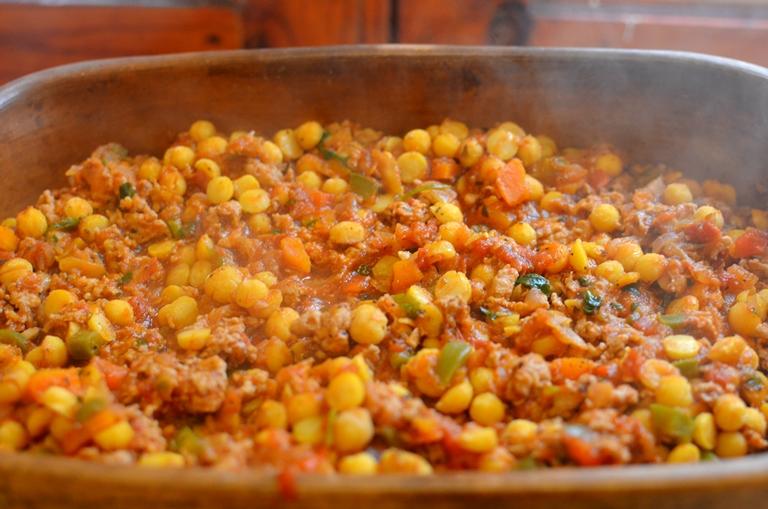 Guiso de Garbanzos con Chili