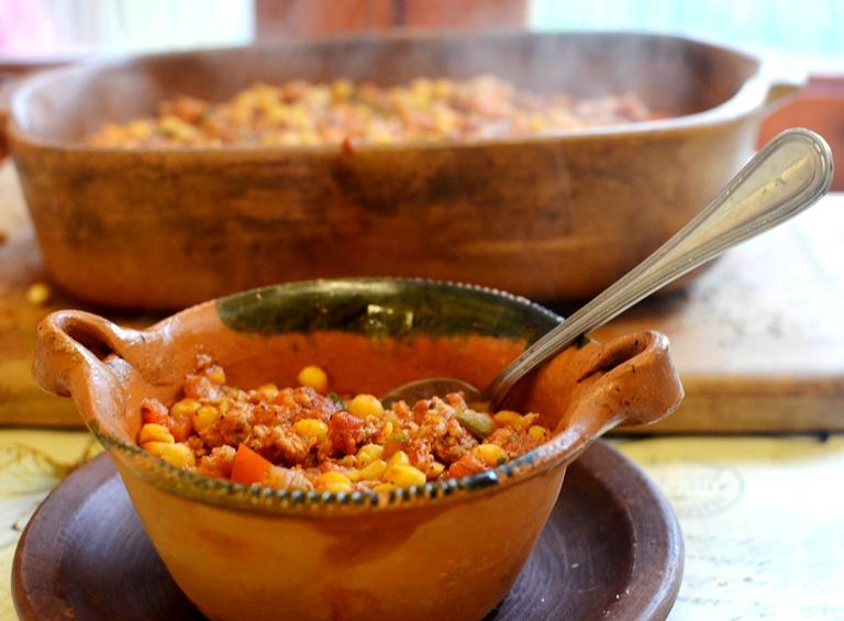 Guiso de Garbanzos con Chili