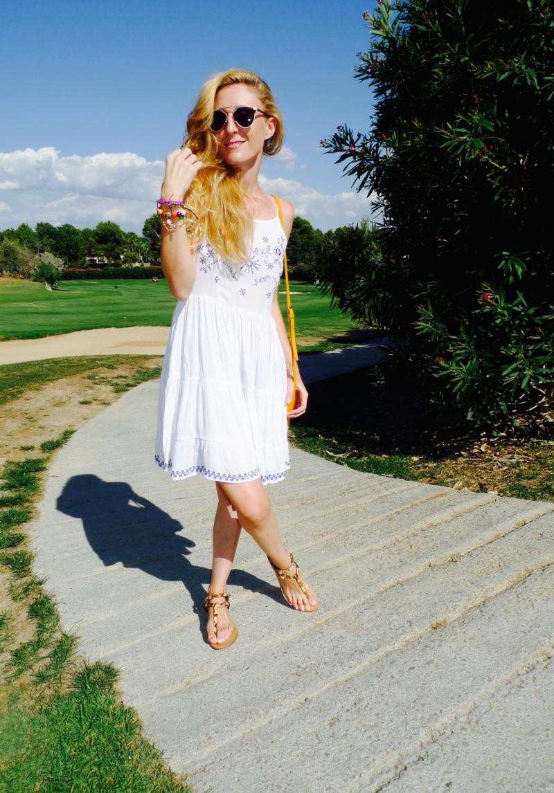 Asos White Dress paula casielles. livelove-polly