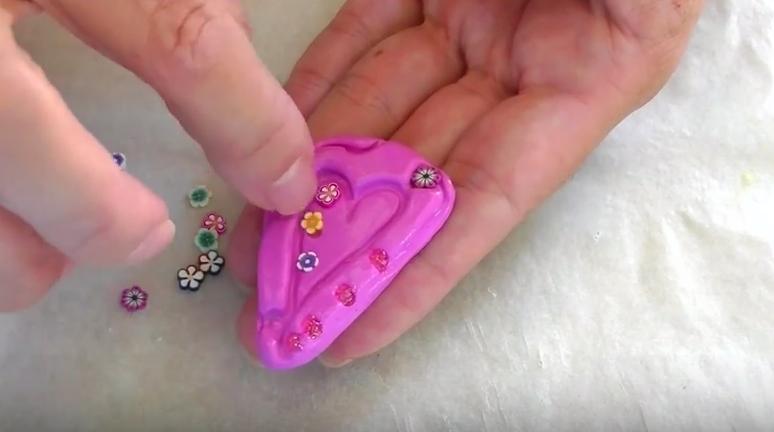 Decorar pasta para modelar